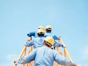 group of person on stairs