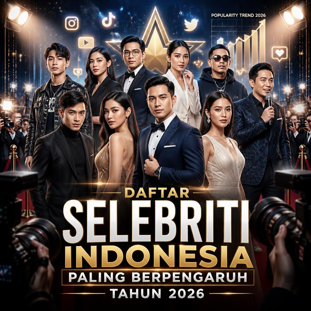 Daftar Selebriti Indonesia Paling Berpengaruh Tahun 2026