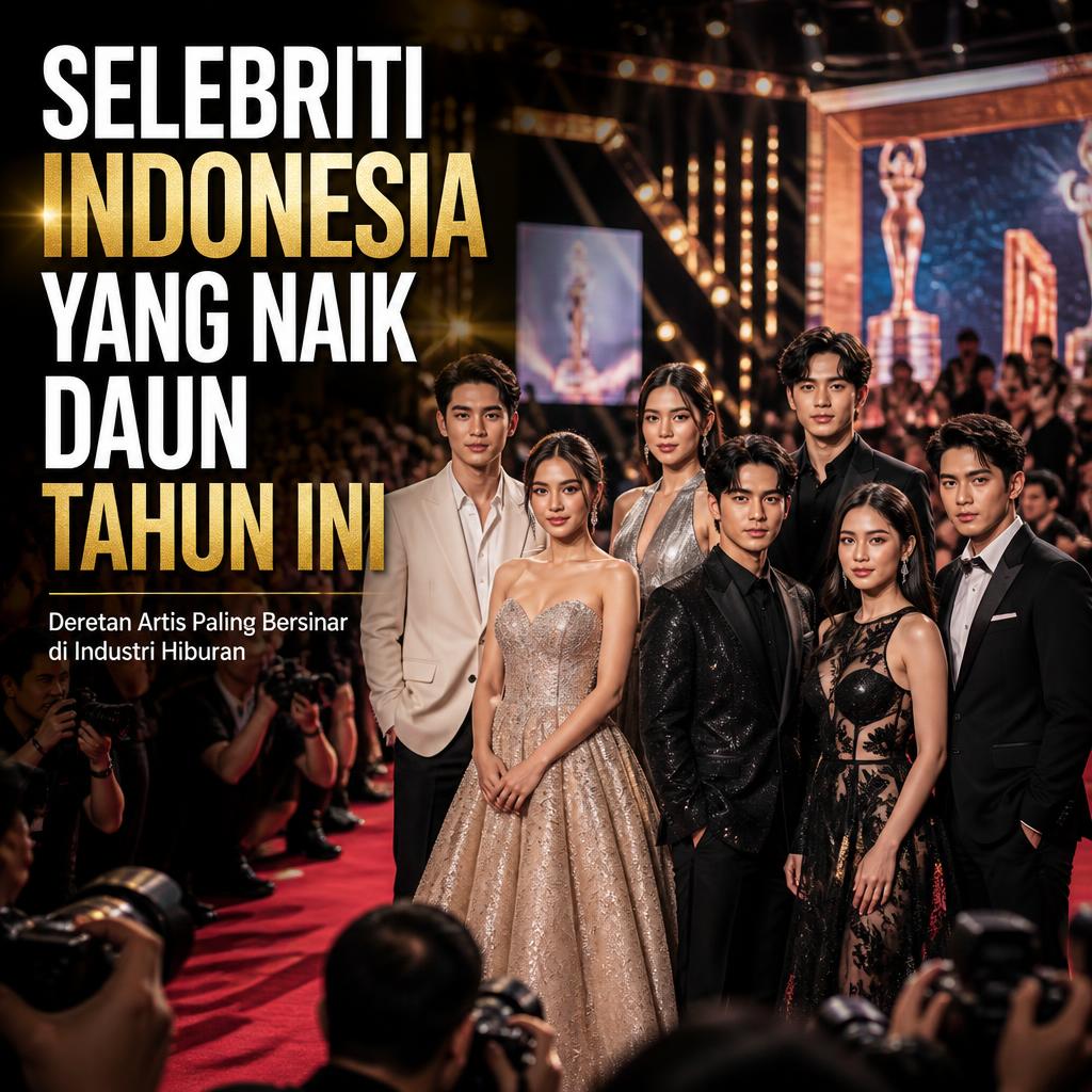 Deretan Selebriti Indonesia yang Naik Daun Tahun Ini